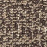 Brown and beige textured loop carpet