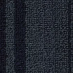Navy Blue loop carpet with stripe pattern